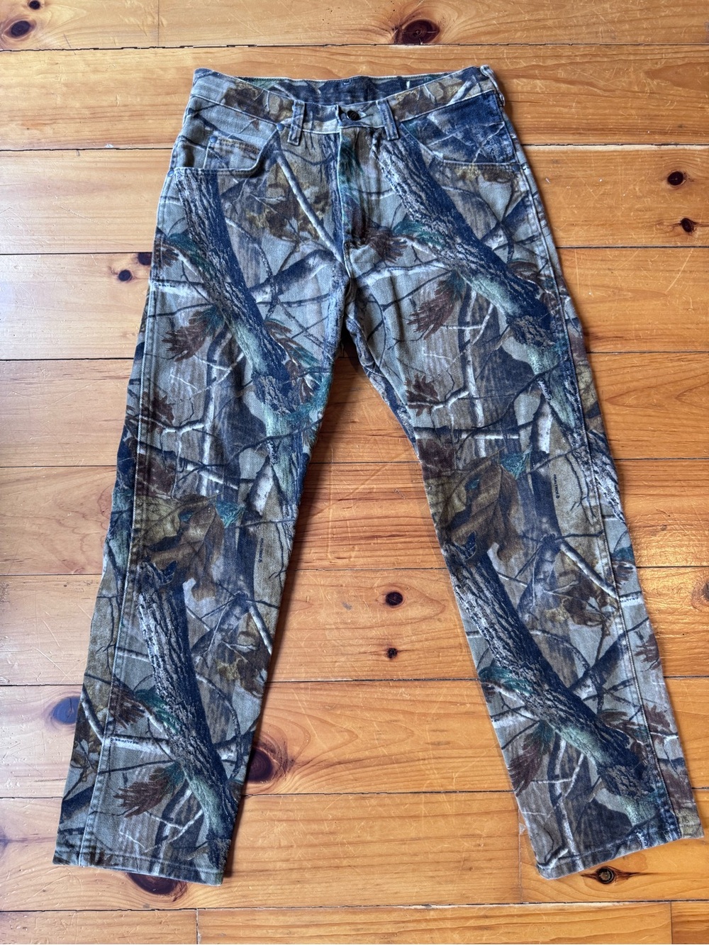 Wrangler Cotton Camo Denim 30x30